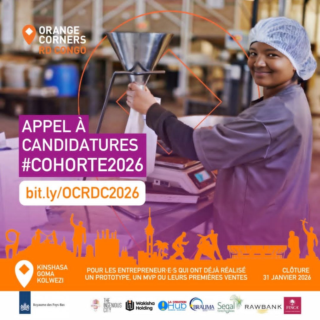 OrangeCornersRDC ⎮ Appel à candidatures Cohorte 2026 déjà ouvert&nbsp;!