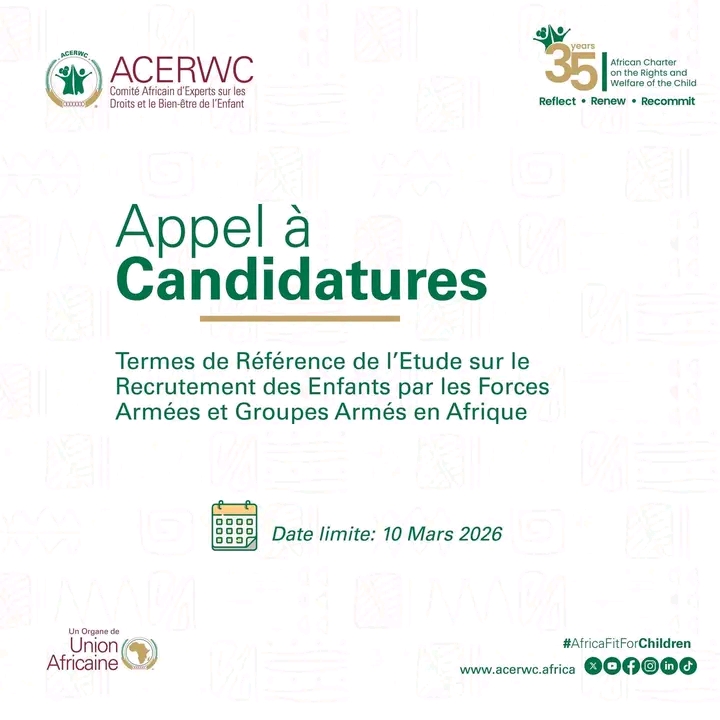 📢📢 APPEL À&nbsp;CONSULTANCE